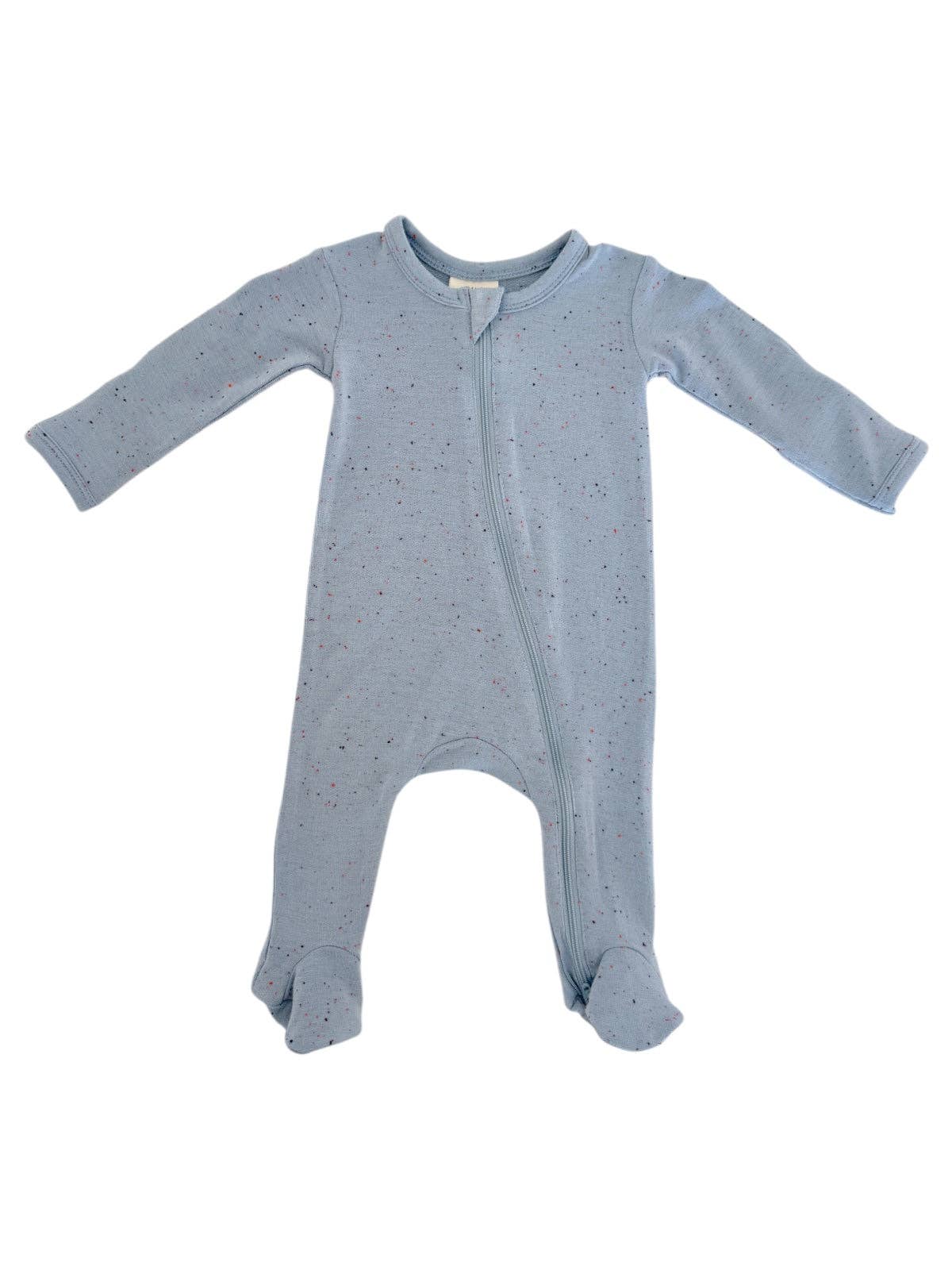 Glacier Speckle / 2-Way Zip Footie